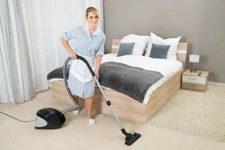 guide till att rengöra sovrum och kök